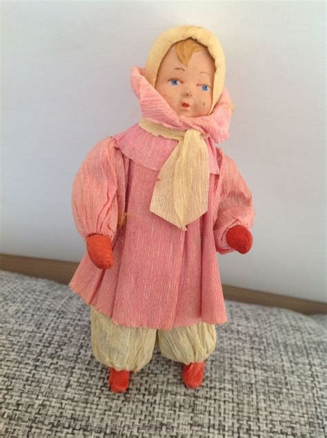 Елочная игрушка. Девочка в пальто. Вата. | Fashion, Robe