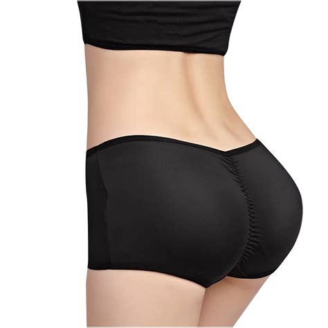 Leesechin Underwear for Women Hipsters Sexy Fake Buttocks with Padded