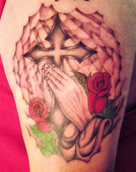 Top 25 Praying Hands Tattoos for believers ~ Tattoos Ideas K