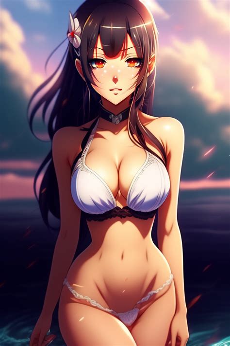 Lexica - Anime girl, sexy, full body, body shot, realistic, beautiful