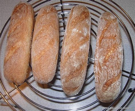 Багет с кунжутом. • Рецепты для хлебопечки