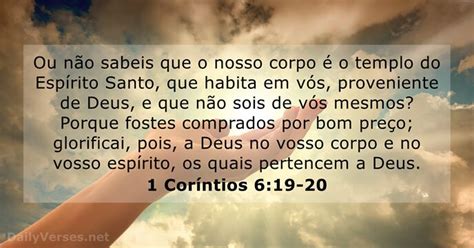 O Nosso Corpo É Templo Do Espirito Santo - 34 Versículos da Bíblia sobre o Corpo - DailyVerses.net