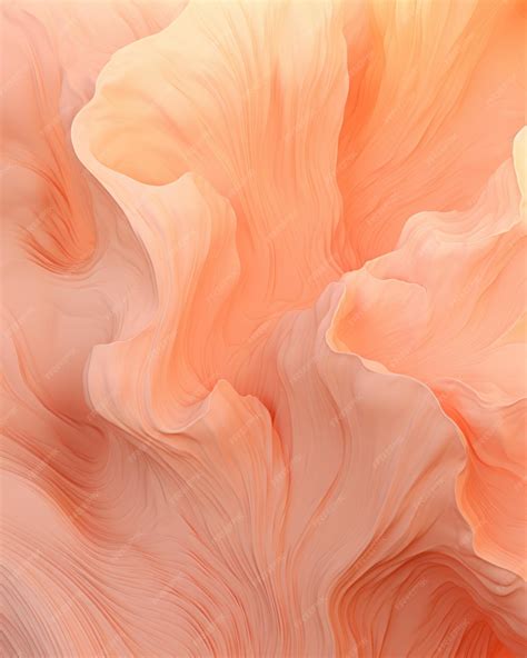 Premium Photo | Abstract background of peach color fabric texture