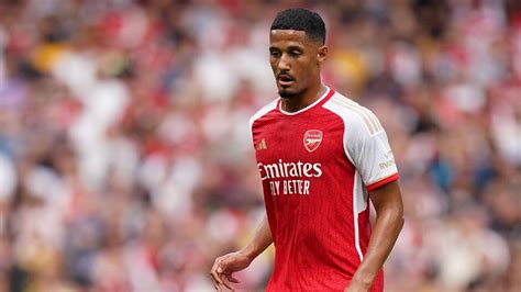 Arsenal defender Saliba 'really happy' to be back after injury | LiveScore
