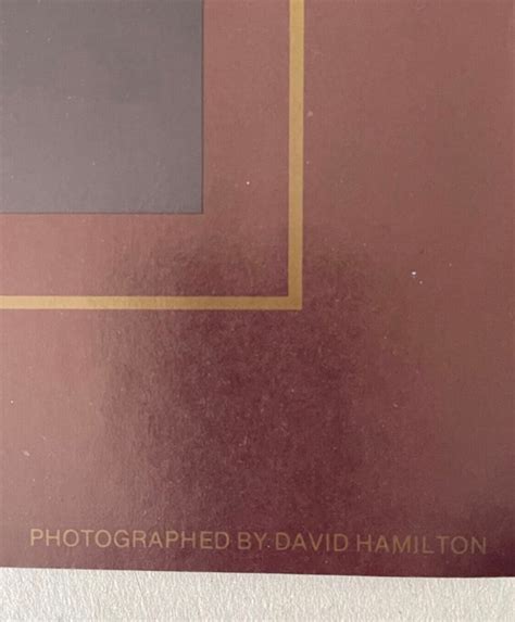 David Hamilton Photography,annette,reflections,rare Authentic 1976