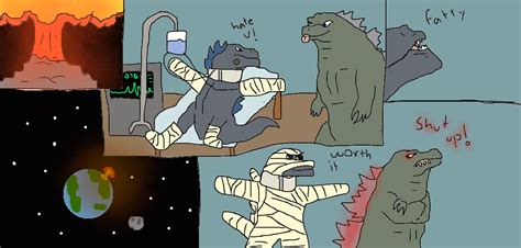 GODZILLA VS ZILLA pt 3 by GMKmothafukas on DeviantArt