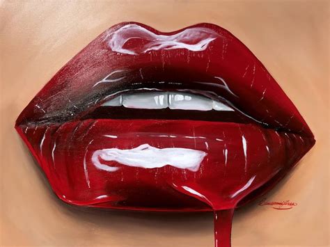 Painted Lips Cardboard Box | Lipstutorial.org