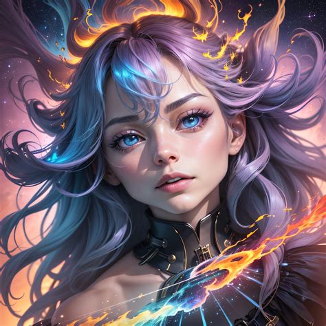 An incomprehensible and spectacular scene of a glowing cloud, Kristin