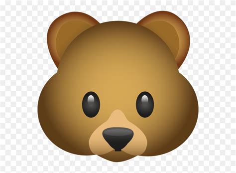 Bear Emoji Emoticon Clip Art - Bear Emoji Png Transparent Png (#5236462 ...