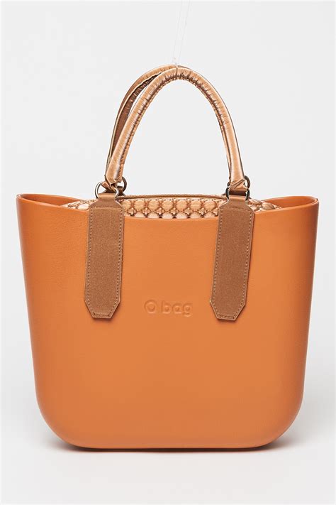 O bag, Чанта с релефно лого, Изгорен портокал - eMAG.bg