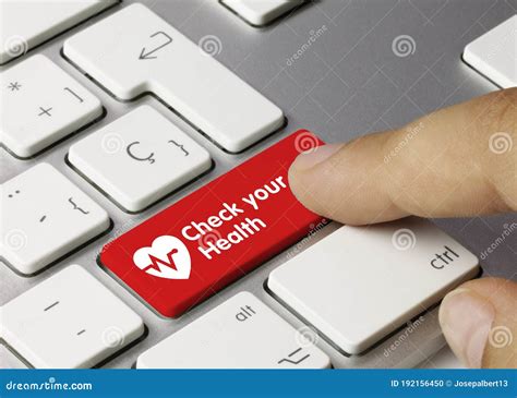 Check Your Health - Inscription on Red Keyboard Key Stock Photo - Image ...