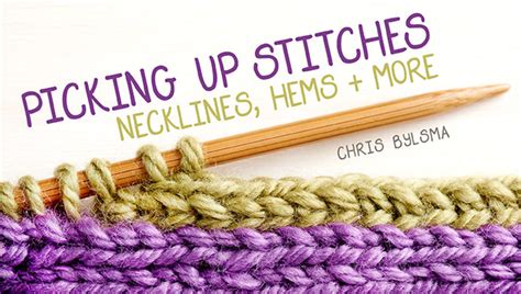 Picking Up Stitches: Necklines, Hems & More | Craftsy