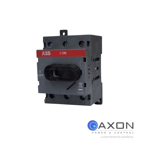 ABB Isolator, 63A 3Pole - OT63F3 Switch Disconnector - Axon Power and ...