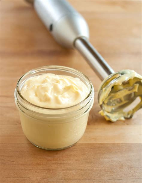mayonnaise   immersion blender recipe blender