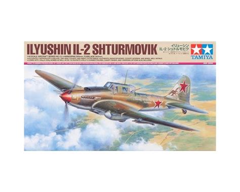 Tamiya Ilyushin IL-2 Shturmovik 1/48 Airplane Model Kit [TAM61113 ...