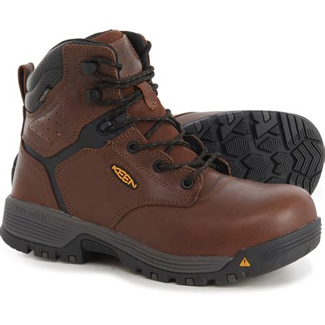 Keen 6” Chicago Internal Metatarsal Work Boots (For Men) - Save 55%