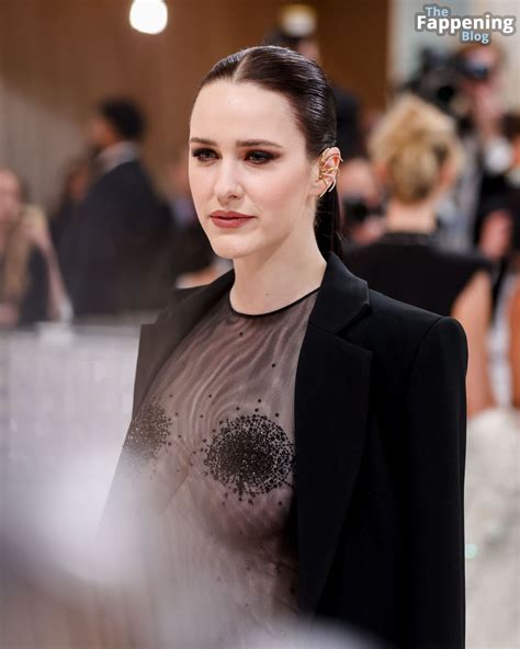 Rachel Brosnahan Shows Off Her Boobs at the 2023 Costume Institute