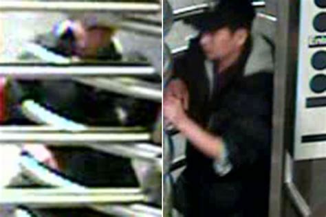 Cops search for subway perv who groped woman