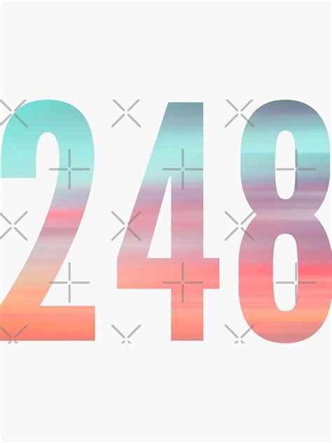 "248 area code zip code location light beach" Sticker for Sale by WA-KA ...