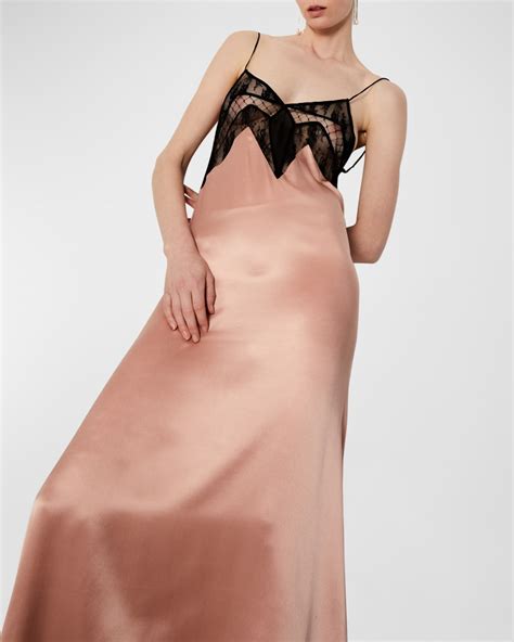 Paskal Midi Slip Dress with Detachable Bow | Neiman Marcus