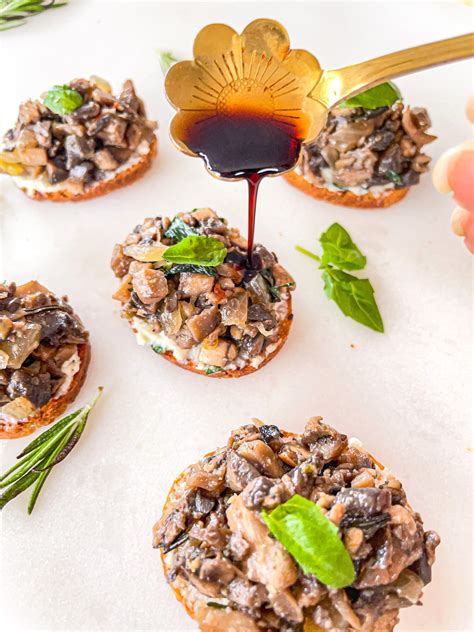 Mushroom Crostini — The Global Vegetarian