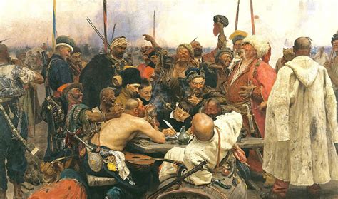 Ілля Рєпін "Запорожці пишуть листа турецькому султанові" — Локальна історія