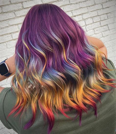 colorful hair inspiration  instagram follow athaircolortrend