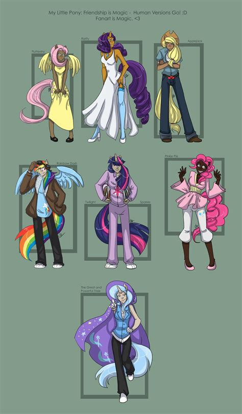 mlp human versions   liliy  deviantart