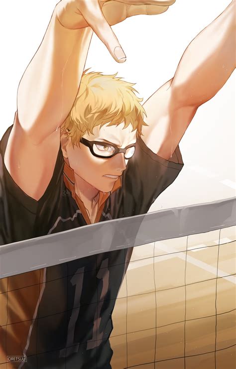 tsukishima kei (haikyuu!!) drawn by oretsuu | Danbooru