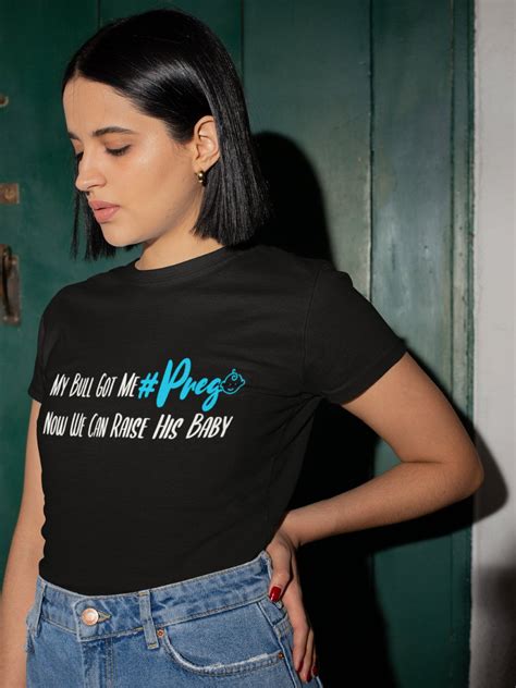 Hotwife and Bull Pregnant Shirt, Cuckold Breeding T-shirt, Queen of