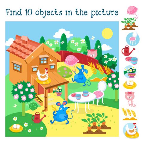 Hidden Pictures Within Pictures For Kids