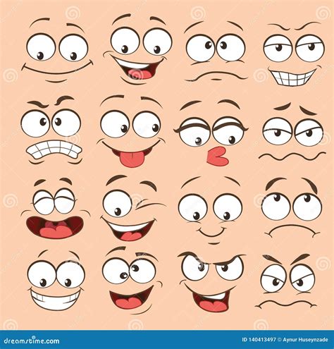 cartoon facial expression 5