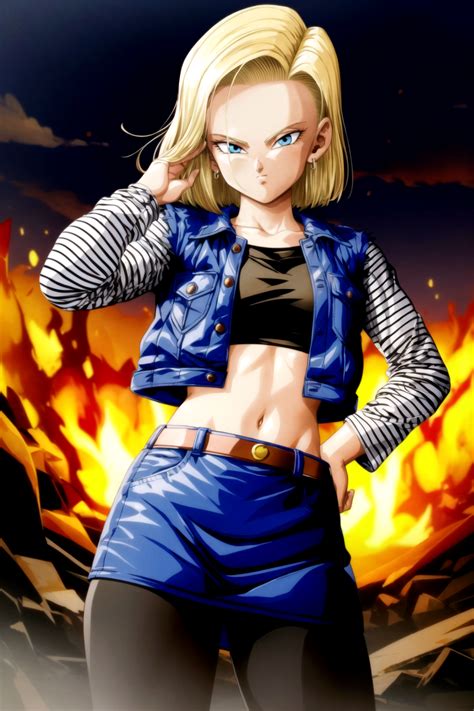Android 18 - DRAGON BALL Z - Image by Pixiv Id 74490578 4233448 