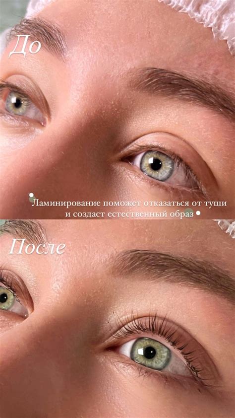 Ламинирование бровей, до / после | Ламинирование бровей, Ресницы, Брови