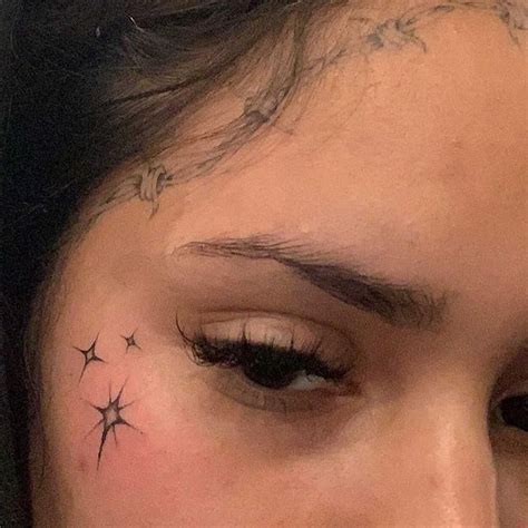 hαψδαг | Face tattoos, Small face tattoos, Stylist tattoos