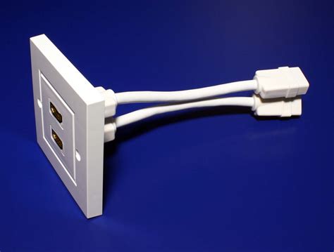 HDMI zásuvka pod omítku, 2x HDMI | SECOMP a.s.