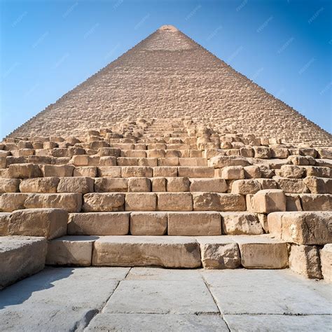 Mysterious pyramids ancient mystical View of the great Pyramid complex