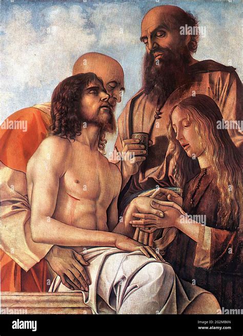 Giovanni Bellini - Pieta 1471 Stock Photo - Alamy