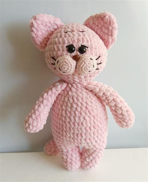 Вязаная игрушка кот. — цена 540 грн в каталоге Мягкие игрушки Купить ...