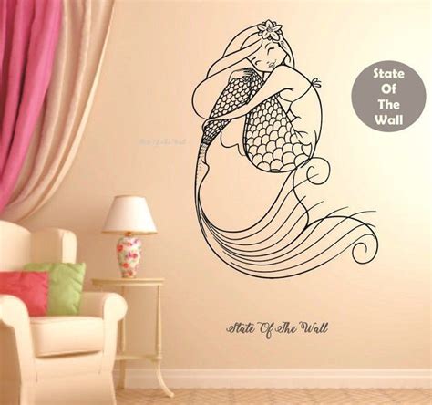 Unveiling the Enchanting World of Mermaid Wall Decals: Dive into the