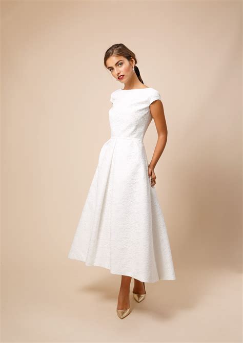 Civil Wedding Semi Formal Civil Wedding Simple White Dress