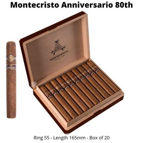 Jual Montecristo Anniversario 80th - Box of 20 stick cerutu cuban cigar - Jakarta Barat ...