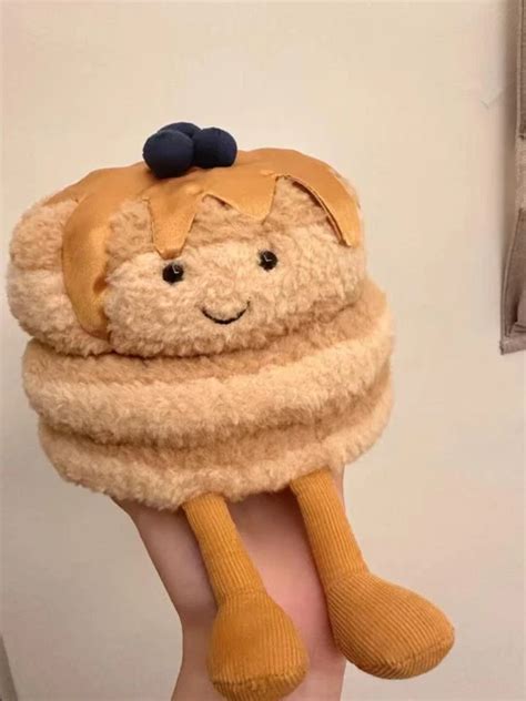 jellycat amuseables stuffed toy cm fran pancakes soft plush animal