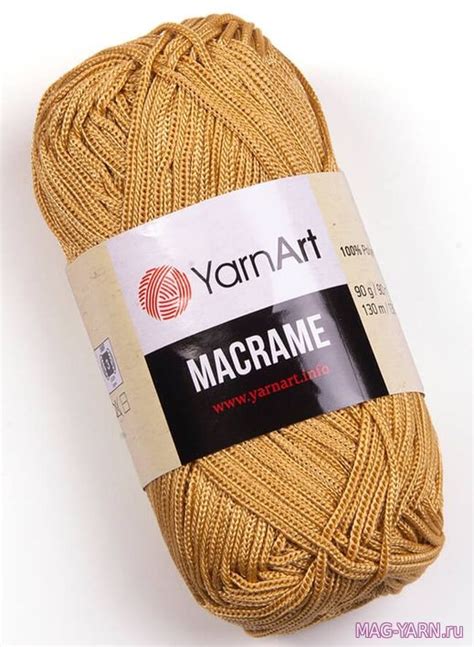 YarnArt купить пряжа Макраме (Macrame) цвет 155 бежевый