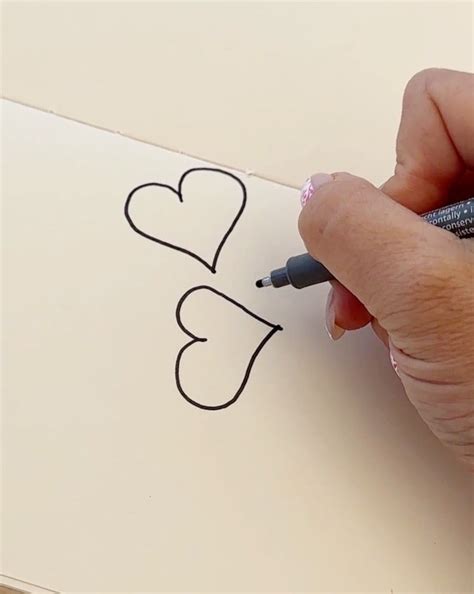 Easy Heart Drawing Pattern
