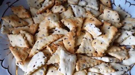 Крекер со льном простой рецепт/Cracker with flax seed - YouTube