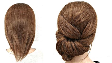 Прическа на Короткие волосы. Просто сделать СЕБЕ! Hairstyle for Short ...