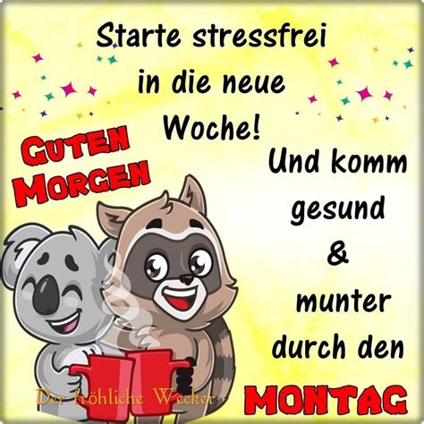 pin auf wochentage montag gruesse guten morgen lustig montagsbilder