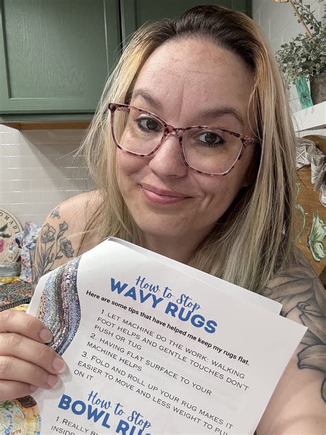 Round Fabric Rug Printable Tutorial - Kristy's Handmade Creations