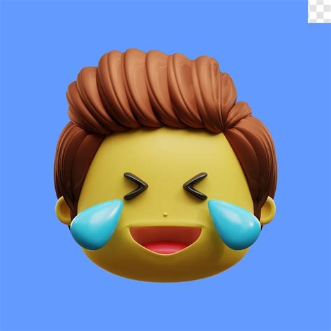 Premium PSD | Sad face emoji 3d illustration